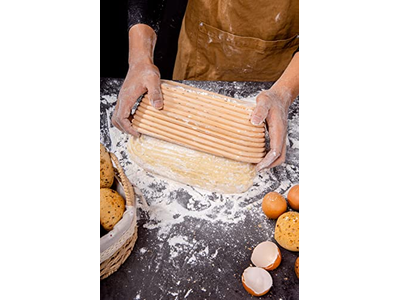 Cesta de Fermentação Banneton de 9 Polegadas 10 Polegadas Oval Redonda para Baguete