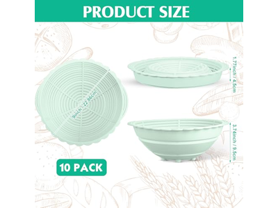 Cestas de Pão Couche para Assar Conjunto de Panificação Benneton Cesta de Fermentação Baneton