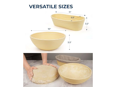 Cesta de Fermentação Banneton de Pão de Bambu Lista de Cestas Alvo Perto de Mim à Venda