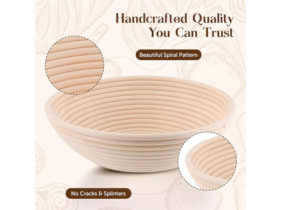 Kit Banneton Pacote Mini Oval 250g 750g Melhor Forro Redondo de Rattan de Salgueiro