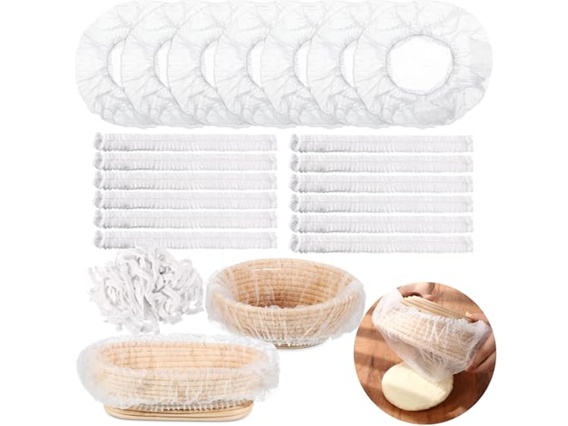Cesta de Fermentação Banneton Cestas Ovais Grandes 9 Polegadas Pacote Simples Bannetons