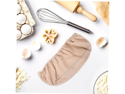 Cesta com Forro de Pano Pão Baton Rattan Oval 9 Cestas de Fermentação Redondas 9 Polegadas
