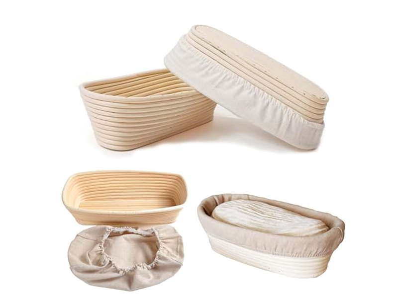 Conjuntos de Panificação de Pão Kits Cesta de Fermentação com Conjunto de Forros