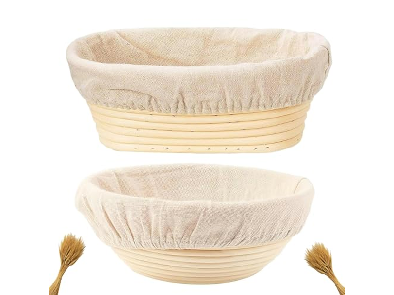 Fabricante da China Cesta de Fermentação de Pão Banneton Raspador de Massa Bambu