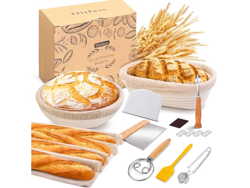 Cestas Banneton de Limpeza Cana Reino Unido Uma Cesta Oval de Pão com Forro de Silicone Mini