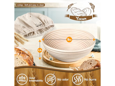 Rack de Cesta de Piso Fermentação Pano de Linho Personalizado Fermentação Sourdough
