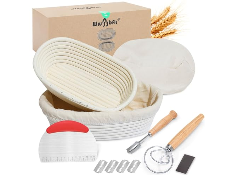 Cestas de Pão Francês com Tampa Kit de Cesta de Presente Feito à Mão DIY Pequeno