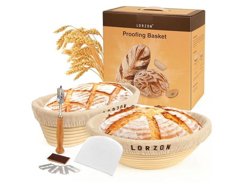 Cestas de Fermentação Oval para Sourdough Kit de Panificação
