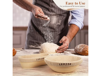 Cestas de Fermentação Oval para Sourdough Kit de Panificação